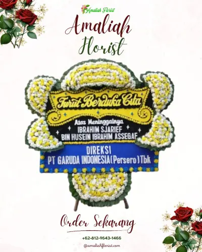 Papan Bunga Duka di Krebet